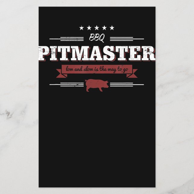 BQ| BBQ Pitmaster låg och långsam är till nytta Flygblad (Framsidan)