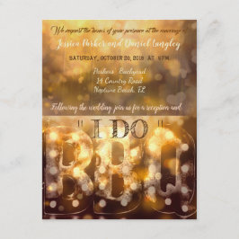 BQ-bröllopsinbjudan Inbjudningar