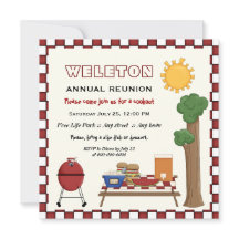 BQ-cookout picnic-familjen återförenad i gräns