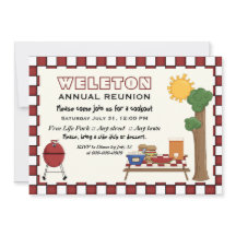 BQ-cookout picnic-familjen återförenad i gräns