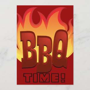 BQ-flammans textdesign inbjudan