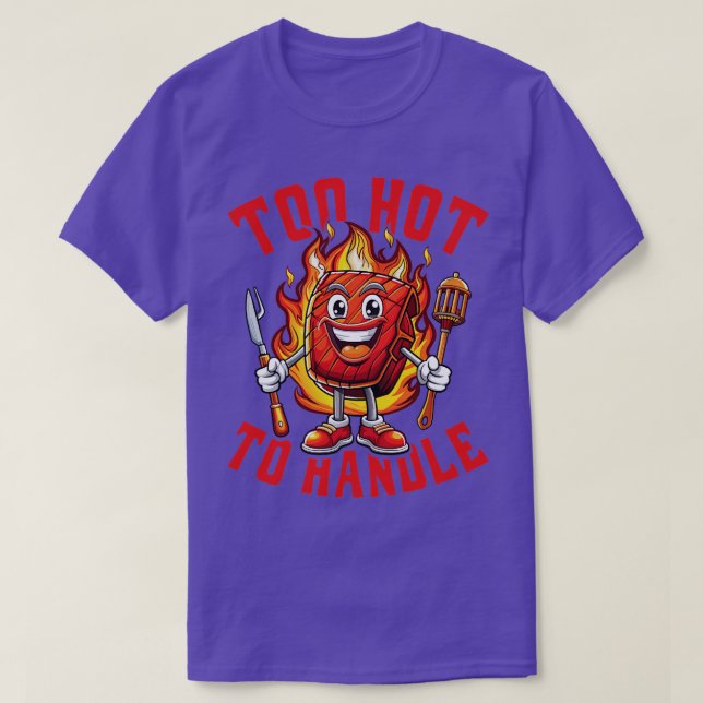 BQ för hett att hantera T Shirt (Design framsida)