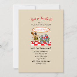 BQ-gruppinbjudan för Grottman av Tecknad med Teckn Inbjudningar