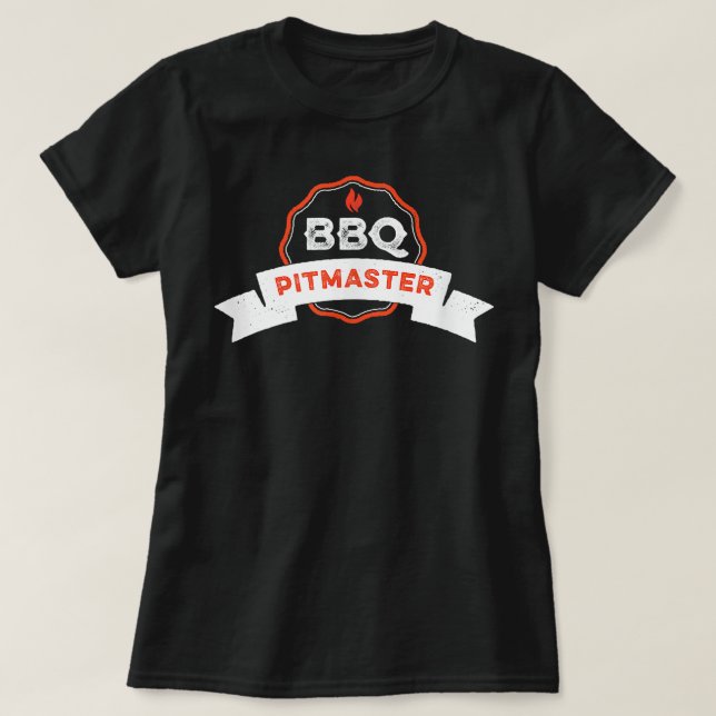 BQ Pitmaster-störd grafik T Shirt (Design framsida)