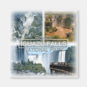 BR0120 Amerika, Brasilien, Iguazu fall, Fridge Magnet