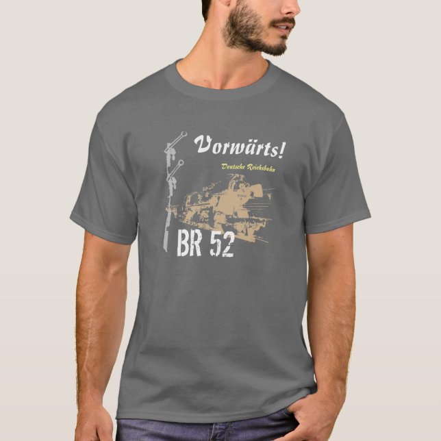 BR 52 Deutsche Reichsbahn DDR T Shirt (Framsida)