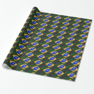 BR Brasil brazilian-flagga Presentpapper