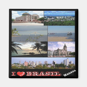 BR - Brasilien - Manaus - I Kärlek Magnet
