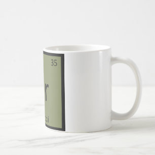 Br - Broccoli Grönsakskemi Periodiska Systemet Kaffemugg