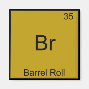 Br - Fattrulle Roligt Element Meme Kemite T-shirt Magnet