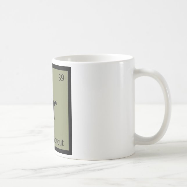 Br - symbol för kemi för Bryssel groddgrönsak Kaffemugg (Höger)
