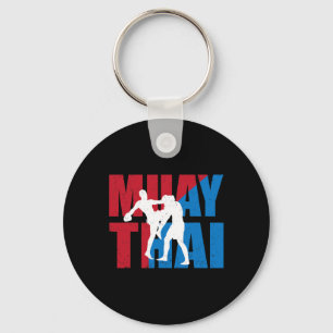 Bra 2 Muay Thai-kämpe Design Kickboxare Mma Tränin Nyckelring