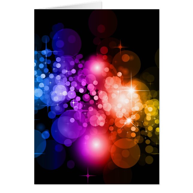 Bra Abstrakt Coola Cute Girly Retro Mode OBS Kort (Framsidan)