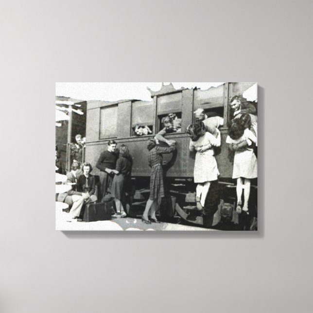 Bra-Adjö Kiss | Arbetsyta Canvastryck (Framsida)