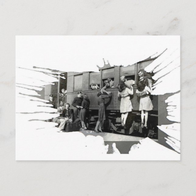 Bra-Adjö Kiss | vykort (Framsida)