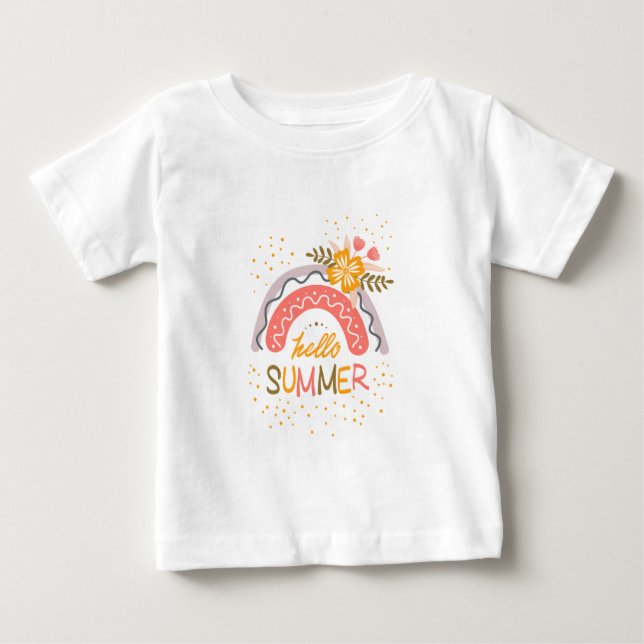 Bra Adjö School, Hej Summer Vacation T-Shirt (Framsida)