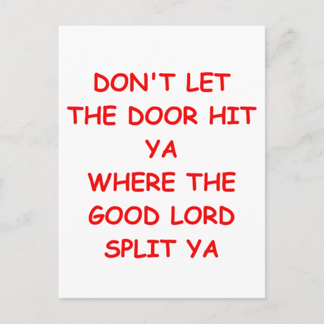 bra Adjö Vykort (Framsida)