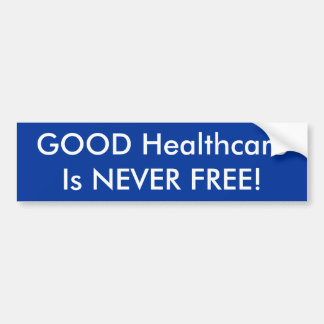 BRA ALDRIG FRIA HealthcareIs! Bildekal