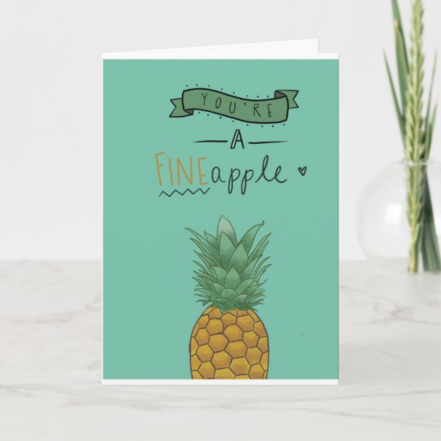 Bra-äpple-födelsedagskort Kort (Framsida)
