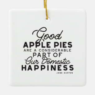 Bra Apple Paj-citat Julgransprydnad Keramik