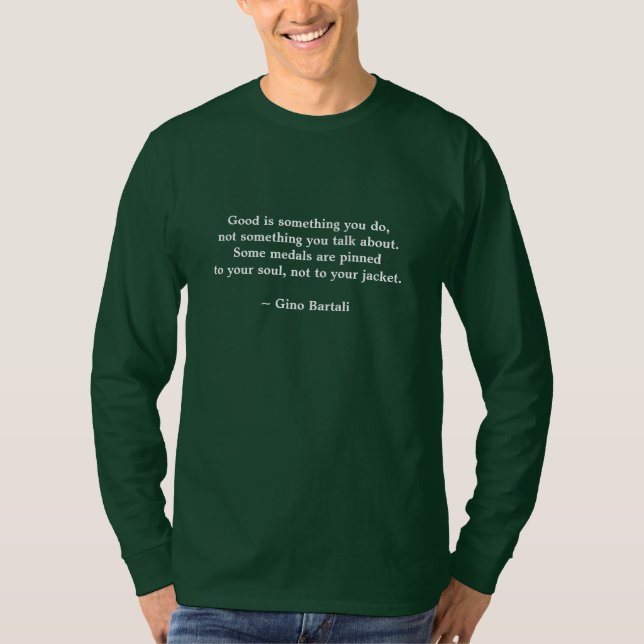 Bra är något du gör t-shirt (Framsida)