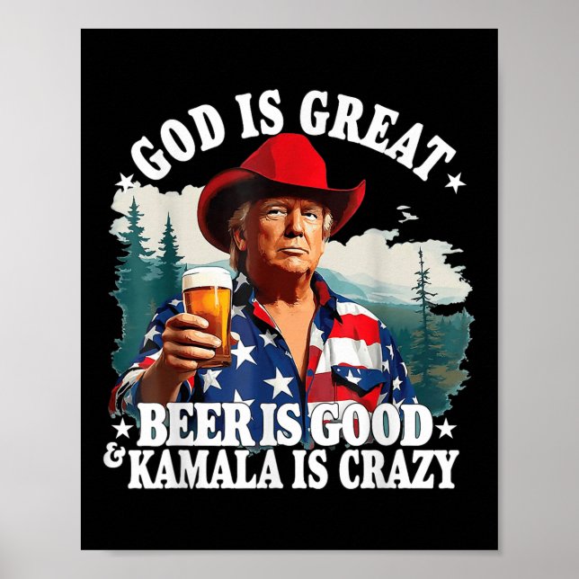 Bra är Underbart öl och Kamala är Craz Poster (Framsidan)