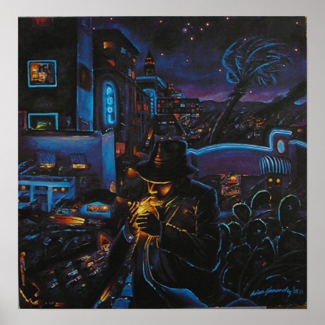 bra art print/'La Media Luna''-adan hernandez Poster (Framsidan)