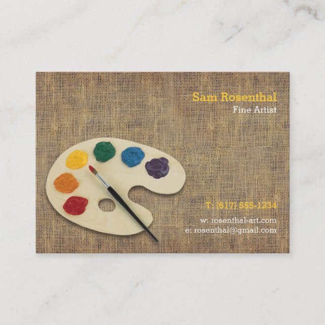 Bra Artist | PROFESSIONELL Visitkort (Framsida)