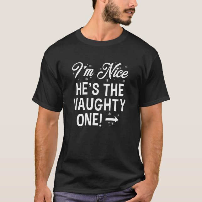 Bra att han är den stygga. t shirt (Framsida)