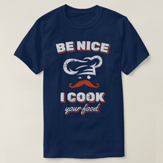 Bra att jag kokar din matfritering Pan Rolling Pin T Shirt (Design framsida)