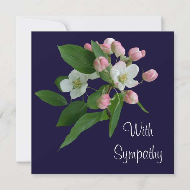 bra av elegant för vit blommar  kort (Framsida)