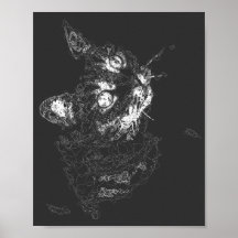 bra av estetisk katt-abstrakt med modern konst