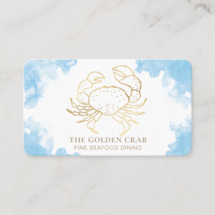*~* Bra av Golden Crab Dining by Sea Beach Visitkort