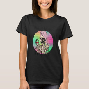 Bra av Hair Up Vin Pered Skeleton Mamma T Shirt