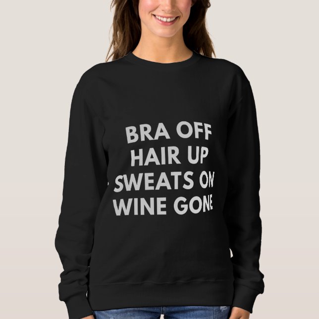 Bra av hårsöglor på Vin Borta avslappnad passande T Shirt (Framsida)