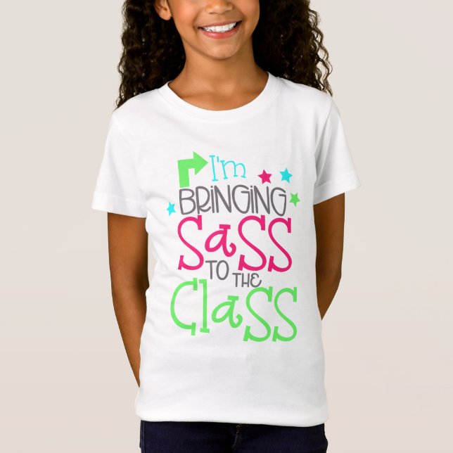 Bra av klass Girls Jersey T-Shirt (Framsida)