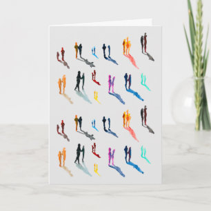 Bra av konst vattenfärg kort