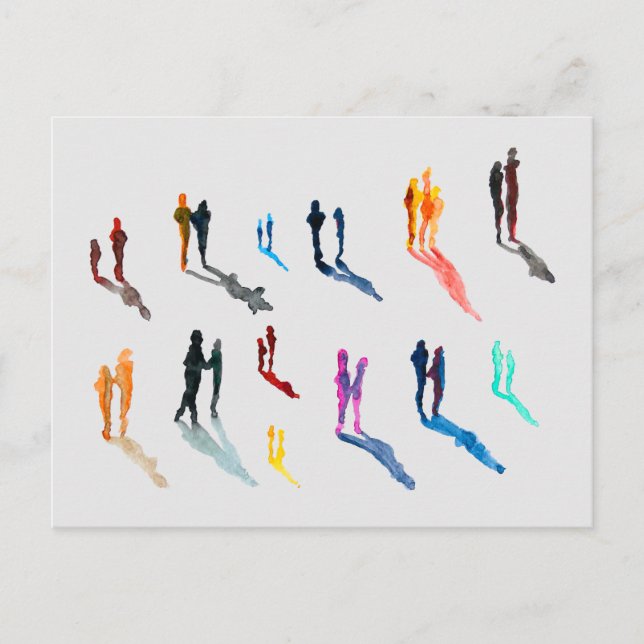 Bra av konst vattenfärg vykort (Framsida)