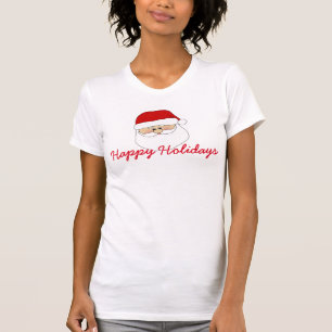 Bra av kvinnoapparat Jersey Kortärmad/Santa Tee