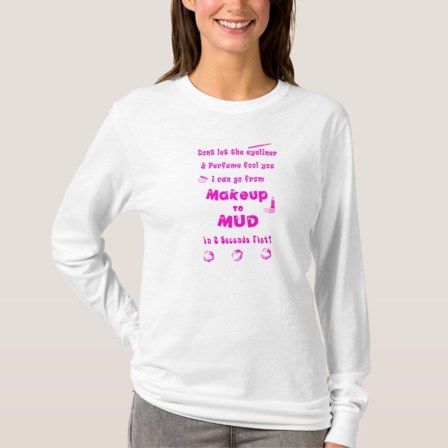 Bra av kvinnoapparat Jersey T-Shirt/Quote Tee (Framsida)