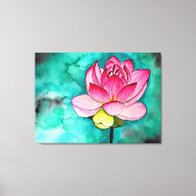 bra av rosa blomma lotus  art vattenfärg