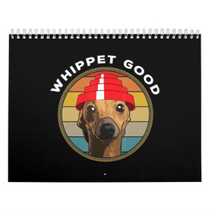 Bra av textavsnitt Funny 80s Music Hund design Kalender