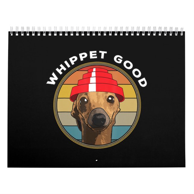 Bra av textavsnitt Funny 80s Music Hund design Kalender (Omslag)