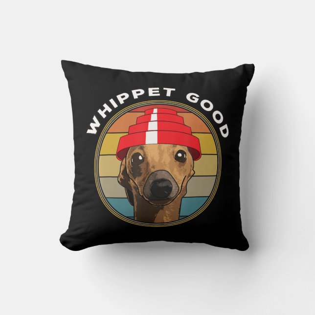 Bra av textavsnitt Funny 80s Music Hund design Kudde (Framsida)