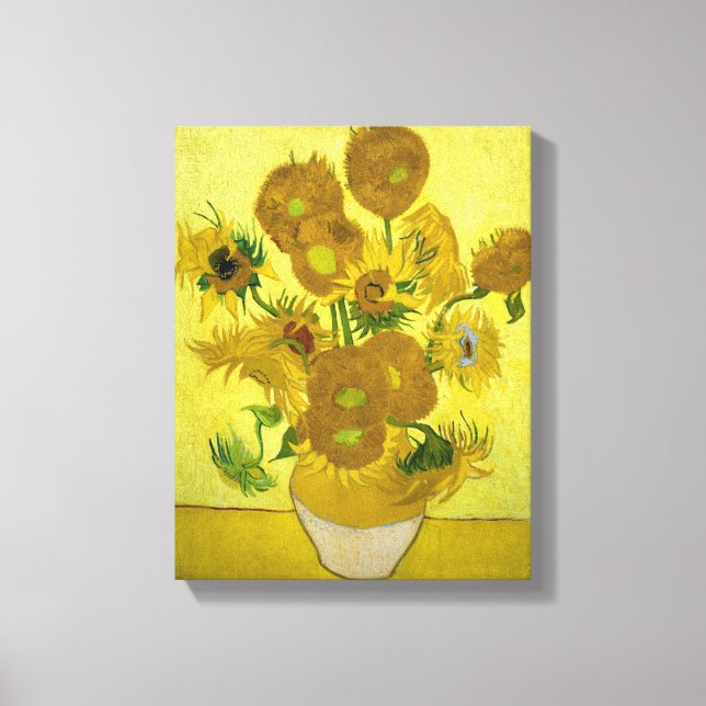 bra av vincent van gogh-imponerande solroskonst canvastryck (Framsida)