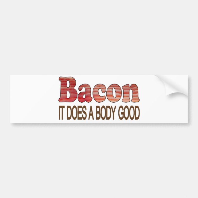 Bra Bacon för Kroppen Bildekal (Framsidan)