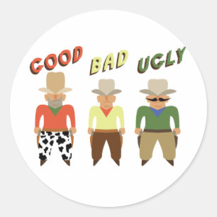 Bra Bad Ugly Runt Klistermärke