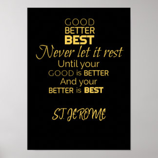 Bra, bättre, bäst Poster