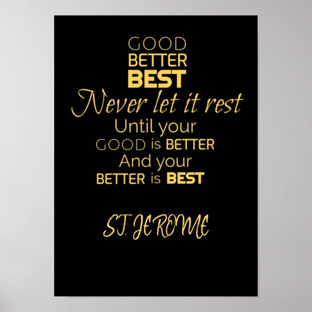 Bra, bättre, bäst Poster (Framsidan)