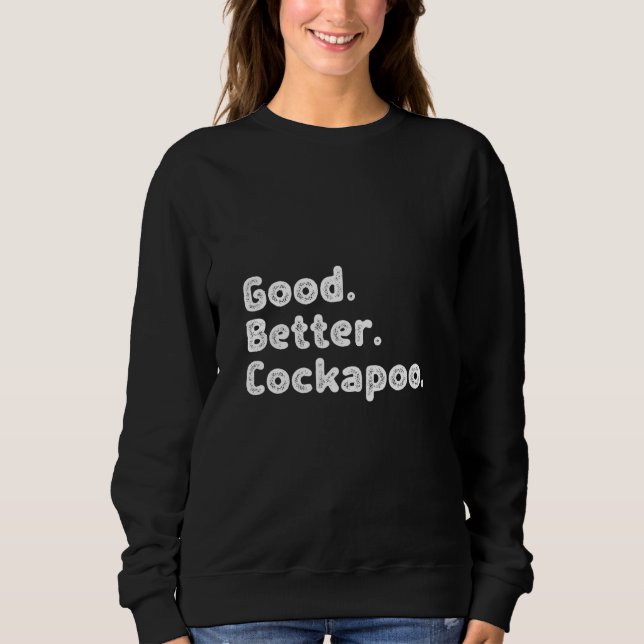 Bra bättre Cockapoo T Shirt (Framsida)